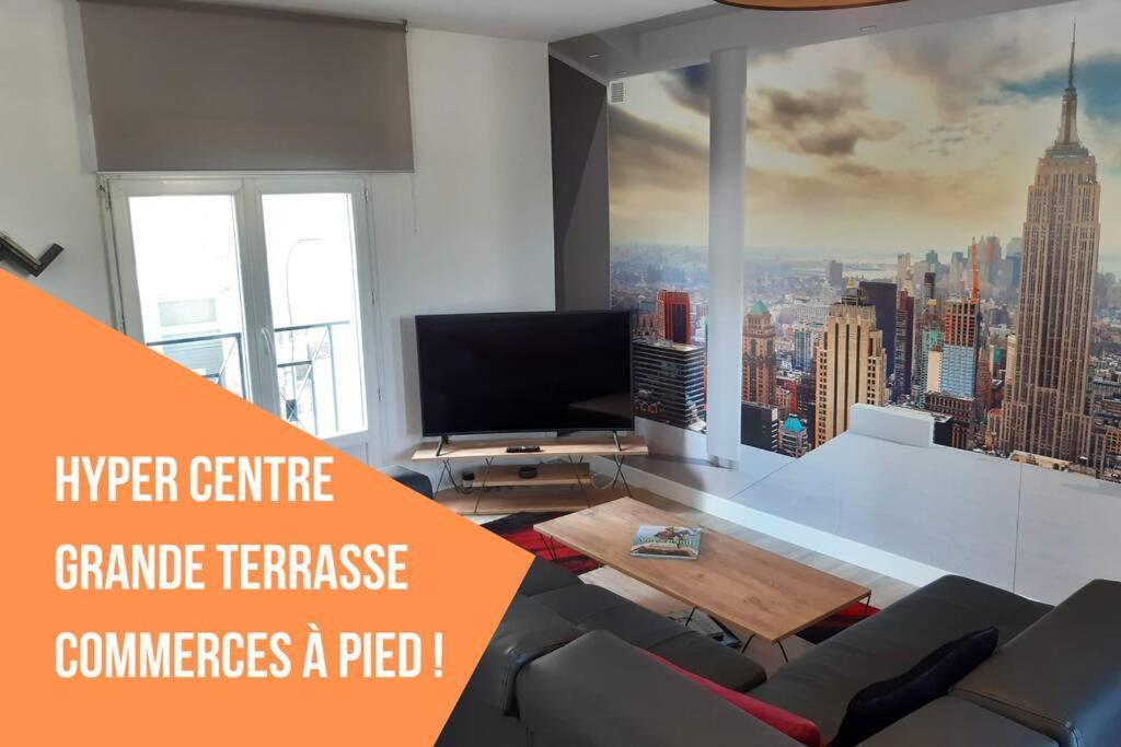 Superbe appartement Le New-York View en centre ville - Parking gratuit La Roche-Chalais Extérieur photo